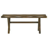 ZUN Knotty Nutmeg Dining Bench B062P145599