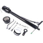 ZUN Street Hot Rod 30" Black Steering Column Tilt Auto Floor Shift w/ Adapter No Key 86332181