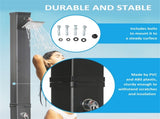 Solar heated shower 63267717
