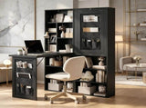 Space-Saving Foldable Writing Table, Convertible Wall-Mounted Computer Desk with Storage Shelves & 42960371