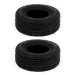 ZUN Set of 2 13x5.00-6 Rib Tires 4 ply Lawn Mower Garden Tractor 13-5.00-6 13x500x6 82050617