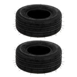 ZUN Set of 2 13x5.00-6 Rib Tires 4 ply Lawn Mower Garden Tractor 13-5.00-6 13x500x6 82050617