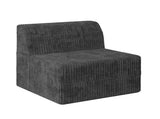 Single seat sofa Compressed Sectional Sofa Modern Minimalist Style Corduroy Couch, Sleeper Sofa for W487P230475
