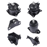 ZUN Set of 6 Engine Motor & Mount A4517 A4516 for Honda Accord 2.4L 2003-2007 Auto 05749091