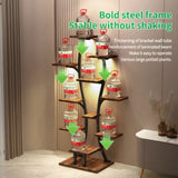 (Vase Shape) Plant Stand Indoor with Grow Lights, Indoor Plant Shelf, Metal Plant Flower Holder W2641P323267