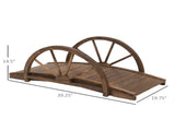 Wooden Garden Bridge Arc Footbridge 53976823