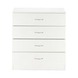 Modern Simple 4-Drawer Dresser White 52846176