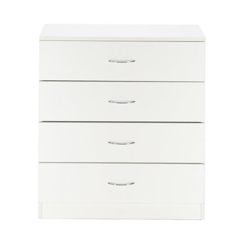 ZUN FCH Modern Simple 4-Drawer Dresser White 52846176