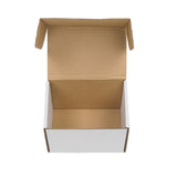 50 Corrugated Paper Boxes 6x4x4"White Outside and Yellow Inside 08347843