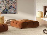 Marcel 36" Bubble Modular Modern Cocktail Ottoman, Olive Green Performance Velvet B2719P280170