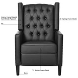 ZUN 27.16" Wide Manual Wing Chair Recliner W68090130