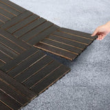 27pcs Wood Interlocking Deck Tiles 11.8"x11.8", Waterproof Flooring Tiles for Indoor and Outdoor, 34814448
