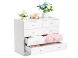 Modern Simple 5-Drawer Dresser White 18115091