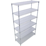 ZUN 6 Tier 6000lbs Capacity NSF Metal Shelf Wire Shelving Unit, Heavy Duty Adjustable Storage Rack with W465142123