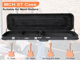 Electric Guitar Square Hard Case with Protective Sleeve Fits ST TL 40470271