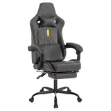 Gaming Chair, Video Game Chair with Massage Lumbar Support and Footrest, Comfortable Ergonomic W2367P288672