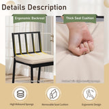 3 Piece Outdoor Patio Bar Set, 55" Rectangular Pub Height High Top Bar Table with 2 Cushioned Bar 97176275