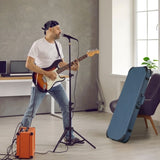 Electric Guitar Square PU Hard Case with Protective Sleeve Fits ST TL Burning 95197785