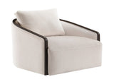 Lenora Beige Chenille Accent Chair w/Swivel B2726P615481