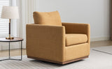 ZUN Mid Century Modern Swivel Accent Chair Armchair for Living Room, Bedroom, Guest Room, Office, WF315697AAM