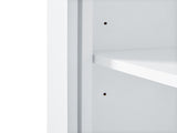Tall Bathroom Storage Cabinet, Cabinet with Two Doors and One Drawer, Adjustable Shelf, MDF Board, 54458299