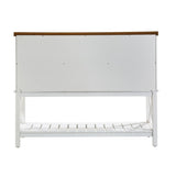 Bar cabinet Console Table with 2-Door Cabinet & 1 Drawers, Coffee Bar, Wine rack,Entryway Table with W3417P316958