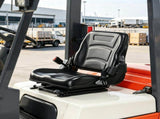 Universal Forklift & Tractor Seat, Adjustable Back with Micro Switch, 6.3-13.4" Slot for Loader & 46034048
