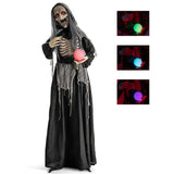 6 feet of Halloween decorations for witches with orbs 83307791