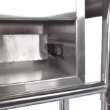 Stainless Steel Kitchen Sink Commercial Freestanding Utility Sink with Drawer and Pull-Out Faucet 58089509