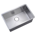 ZUN 32" L X 19" W Undermount Single Bowl 18 Gauge 304 Stainless Steel Kitchen Sink W1225P266036