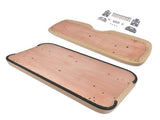 Front Seat Cushion Kit with Hardware Tan Color Replacement for EZGO TXT Golf Cart 1994-2013 32422513