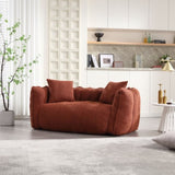 Soft beanbag chair with high resilience foam core for two people. The comfortable square recliner W1996P183170