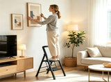 2 Step Folding Step Ladder, 330 lbs Heavy-Duty Metal Step Stool with Reinforced X-Structure, 59994791