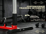 Red Lat Pull down Machine with Adjustable Seat And Flip-Up Footplate High/Low Pulley Home Gym 32278291