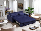 Futon Sofa Bed,3-in-1 Multi-Functional Corduroy Sleeper Couch Pull-Out Bed,Adjustable Backrest and W3138P281699
