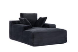 Oversized Chaise Lounge Chair Cozy Cloud Couch, Modern Plush Corduroy Upholstered Sleeper Sofa 45948647