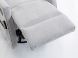 Short plush manual button armchair sofa W547P437355
