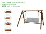 188*135*170cm 600lbs Fir Suitable For 4ft Swing Chair Wood Swing Frame Carbonized Color 15911757
