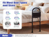 Height Adjustable Bedside Safety Rail, Tool-Free Assembly Bed Assist Bar with Anti-Slip Legs for 64404001