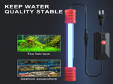 Aquarium Fish Tank Germicidal UV Light Sterilizer Pond Submersible Clean Lamp US 02853748