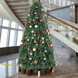 12ft Automatic Tree Structure PVC Material 7794 Tips Christmas Tree Green 82627301