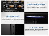 American Standard JC-53 AC 115V /60Hz 18Bottle/1.8Cu.Ft/52L/ Compressor Wine Cabinet Black 07940090