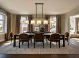 Farmhouse Chandelier 5-Light Dining Room Light Fixture Over Table Kitchen Island Lighting Rustic W1367P460405
