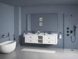 96" Wall Hung Bathroom Vanity Cabinet Fits Double Sinks, Cabinet Only W2287P265094