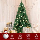 ZUN 5 FT Artificial Christmas Tree, Unlit Christmas Pine Tree with 500 Branch Tips and Sturdy Metal 82881767