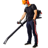 OSAKAPRO 52CC 2-Cycle Gas Backpack Leaf Blower with extention tube,green W46551392