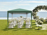 2 x 2m Two Doors & Two Windows Practical Waterproof Right-Angle Folding Tent Green 59898068
