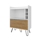 Wine Storage Bar Cabinet with Drop-Down Door and Wine Storage B062P290283