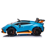 ZUN Lamborghini Huracan Sto 24V Kids Electric Ride-On Drift Car: Speeds 1.86-5.59 MPH, Ages 3-8, Foam W1578P210769