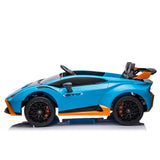 ZUN Lamborghini Huracan Sto 24V Kids Electric Ride-On Drift Car: Speeds 1.86-5.59 MPH, Ages 3-8, Foam W1578P210769